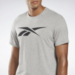 REEBOK GRAPHIC SERIES VECTOR T-SHIRT - GRÁR